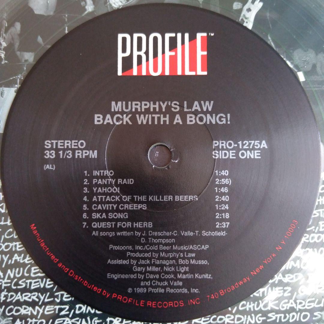 【LP】MURPHY'S RAW　BACK WITH A BONG!