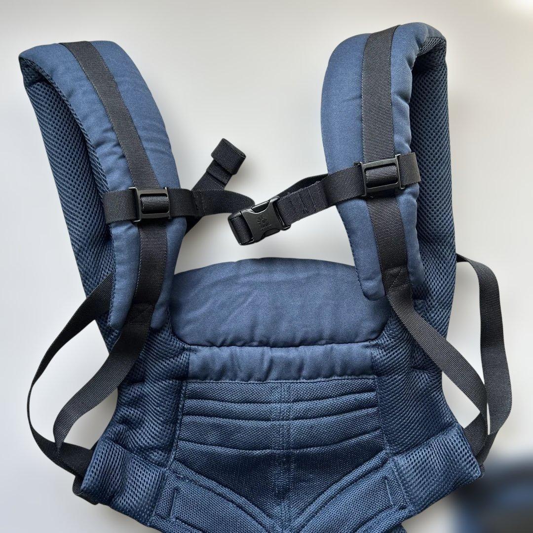 【美品】ergobaby ベビーキャリア OMNI360 抱っこ紐 ネイビー