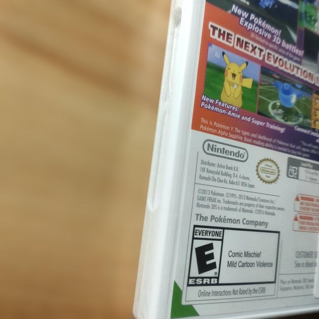【新品未開封、北米版、正規品】ポケットモンスターＹ（ニンテンドー3DS）