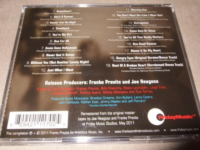 FRANKE & THE KNOCKOUTS,メロハー,AOR,ベスト