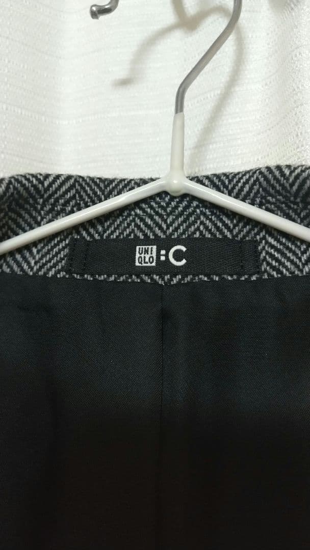 UNIQLO:C ツイードオーバーサイズジャケット サイズM ダークグレー