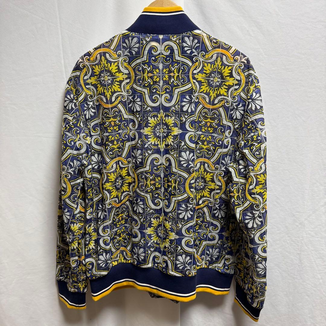 DOLCE&GABBANAドルチェ&ガッバーナ　マヨリカプリント　ブルゾン　総柄