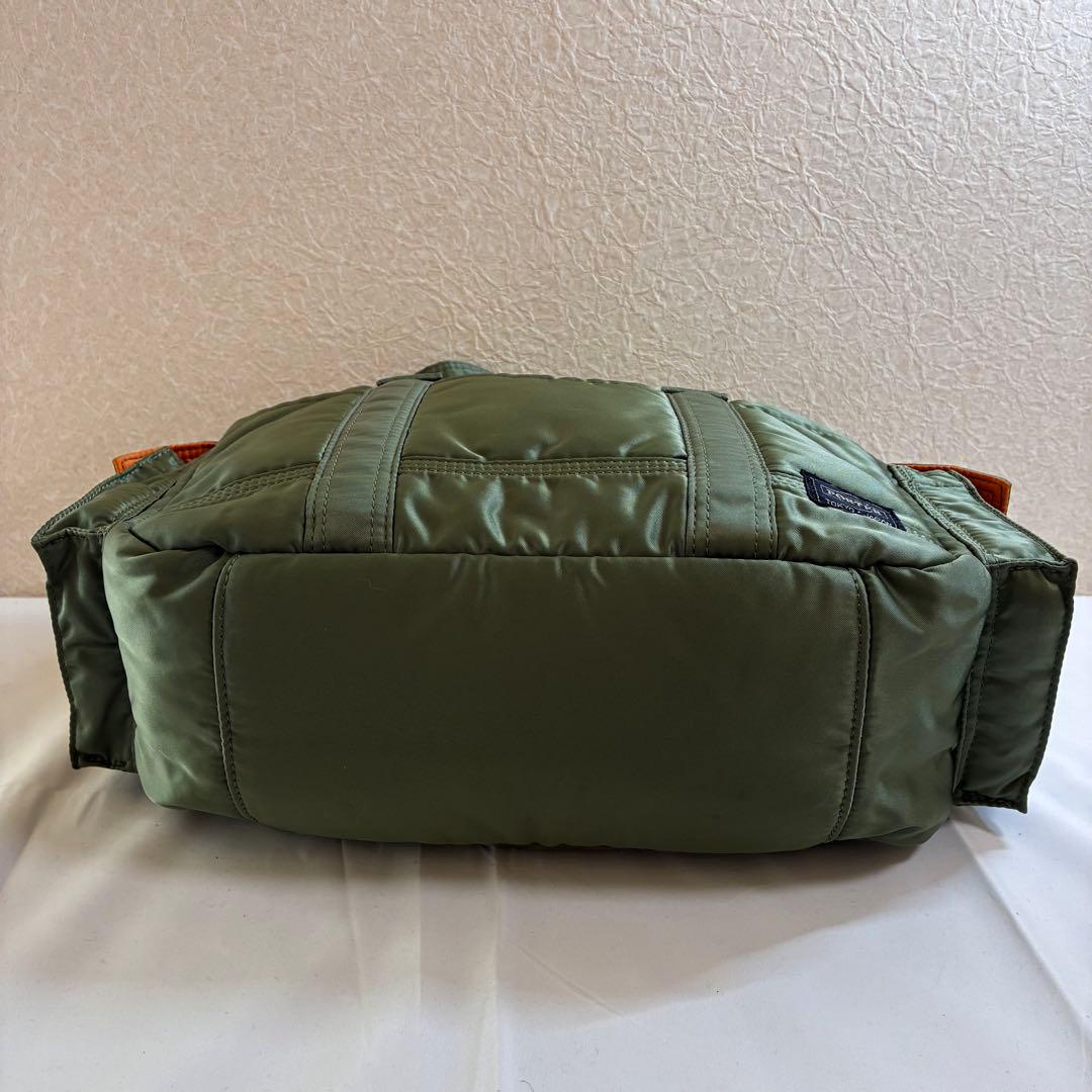 [未使用級] PORTER　タンカー　ダッフルバッグ　セージグリーン　ボストンL