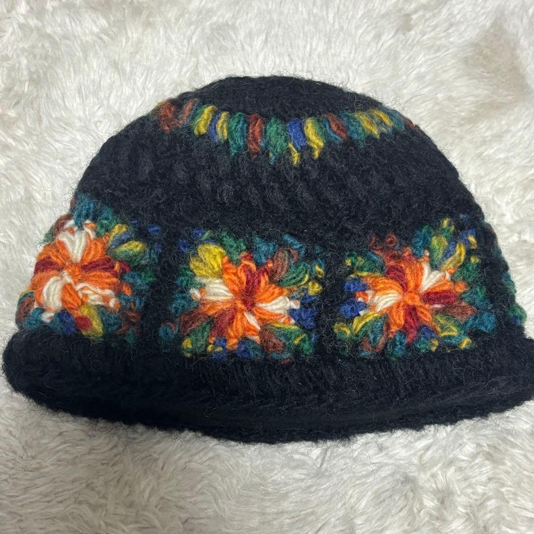 Supreme 25ss Crochet Beanie Black シュプリーム