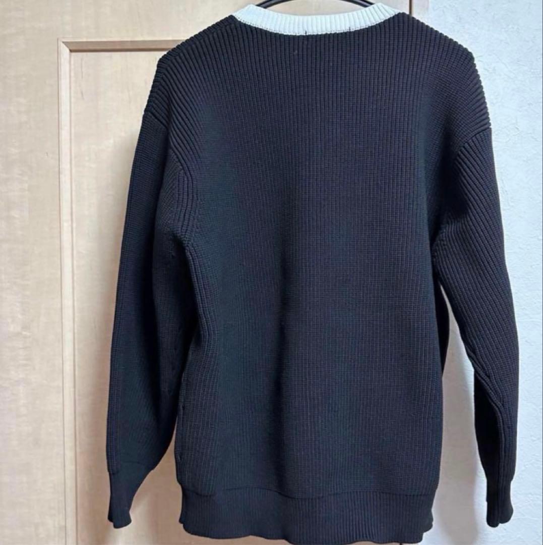アプワイザーリッシェ　完売品　定価大幅以下配色ブラックカーディガン　匿名配送