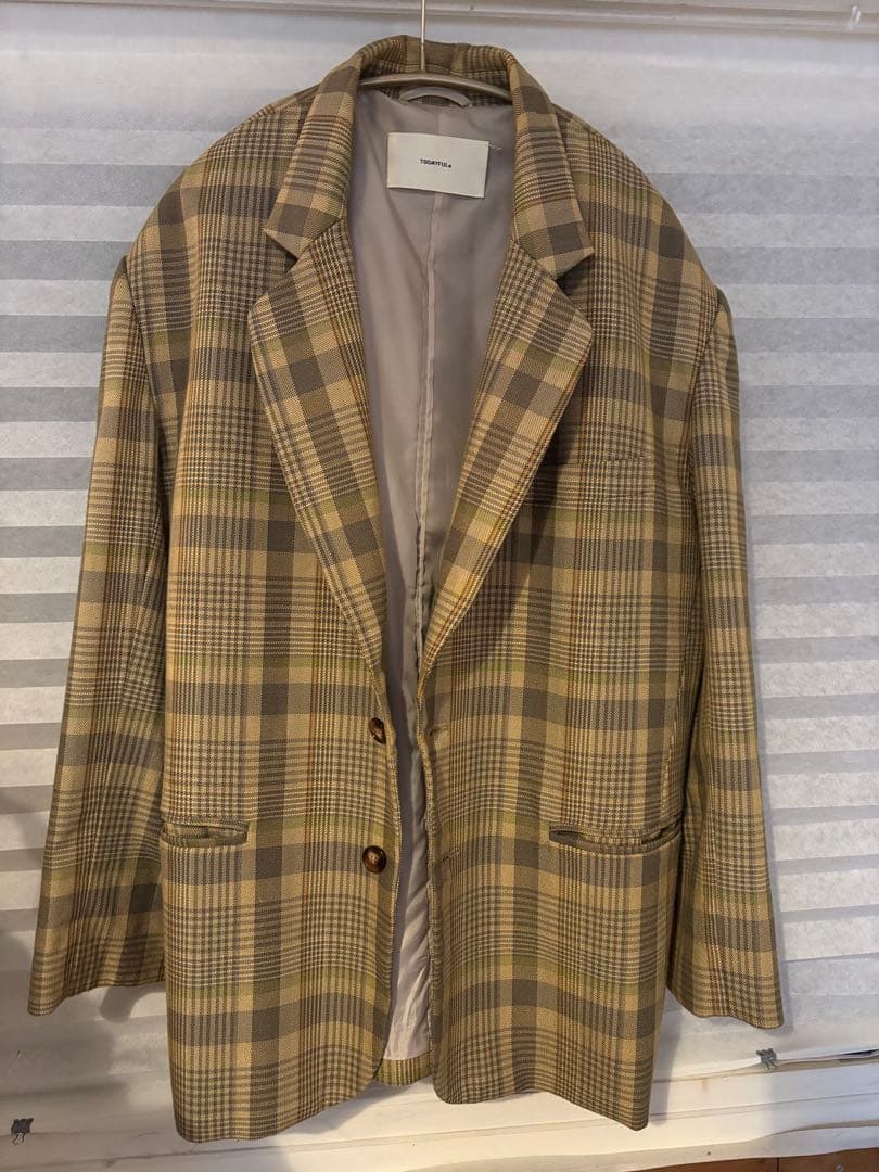 TODAYFUL チェックオーバージャケット 36