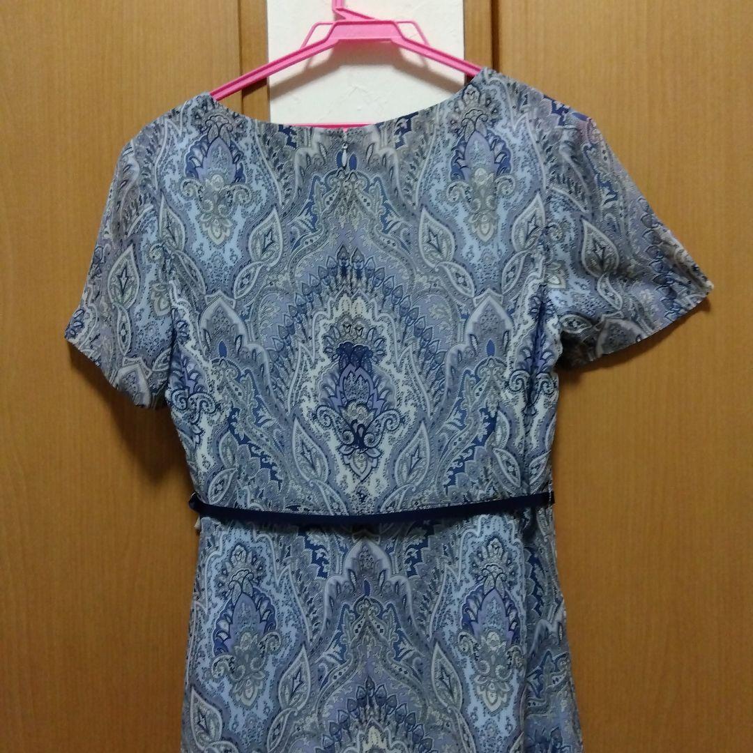 未使用に近い★DAKS ダックス ペィズリー柄 素敵なワンピース サイズ40