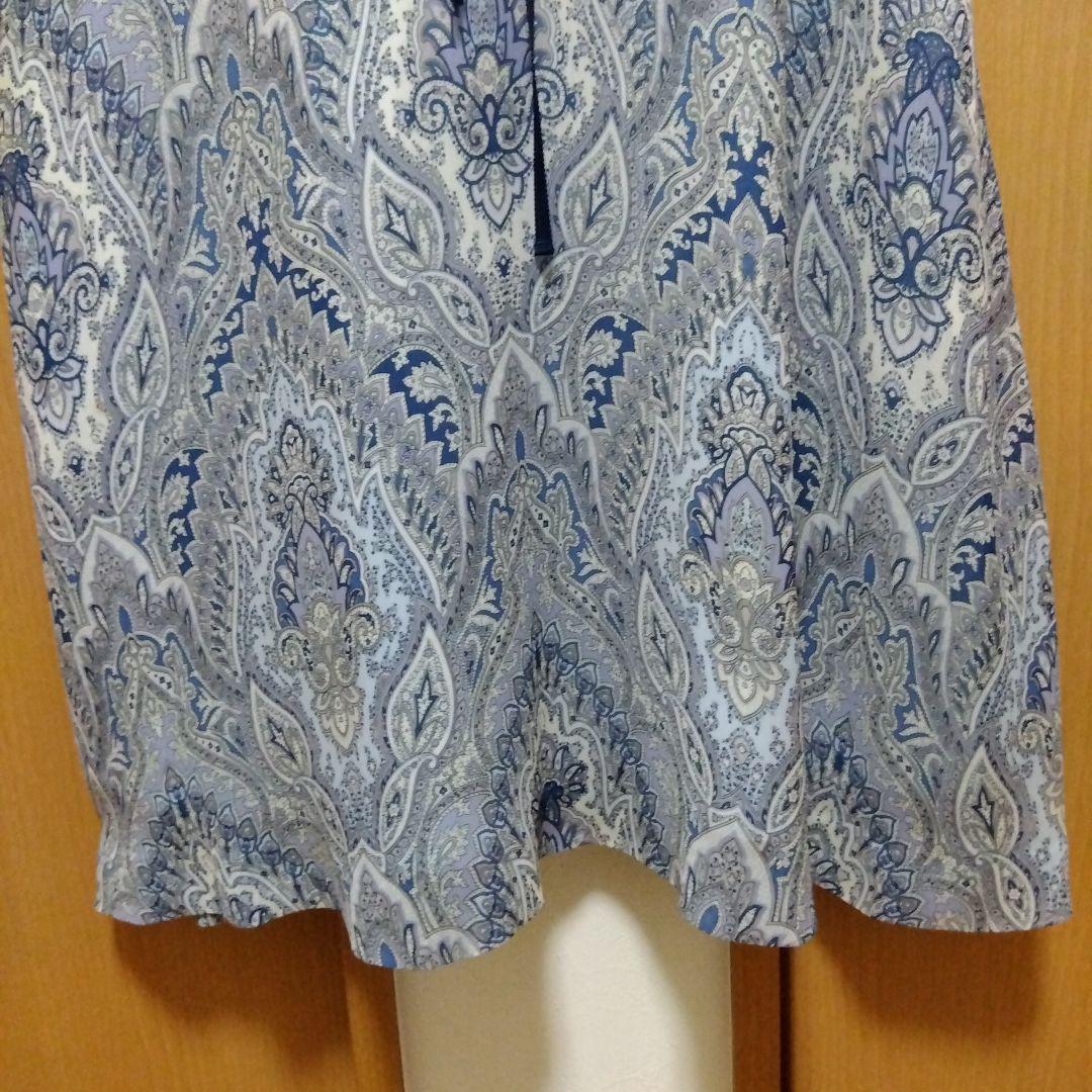 未使用に近い★DAKS ダックス ペィズリー柄 素敵なワンピース サイズ40