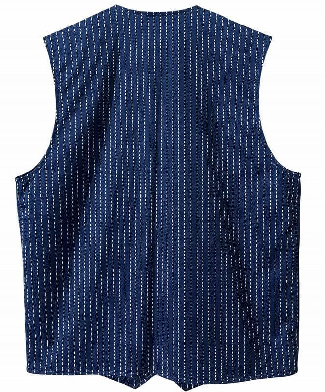 42 XL 美品 ウエストライド ダック インディゴ染め ウォバッシュ ベスト