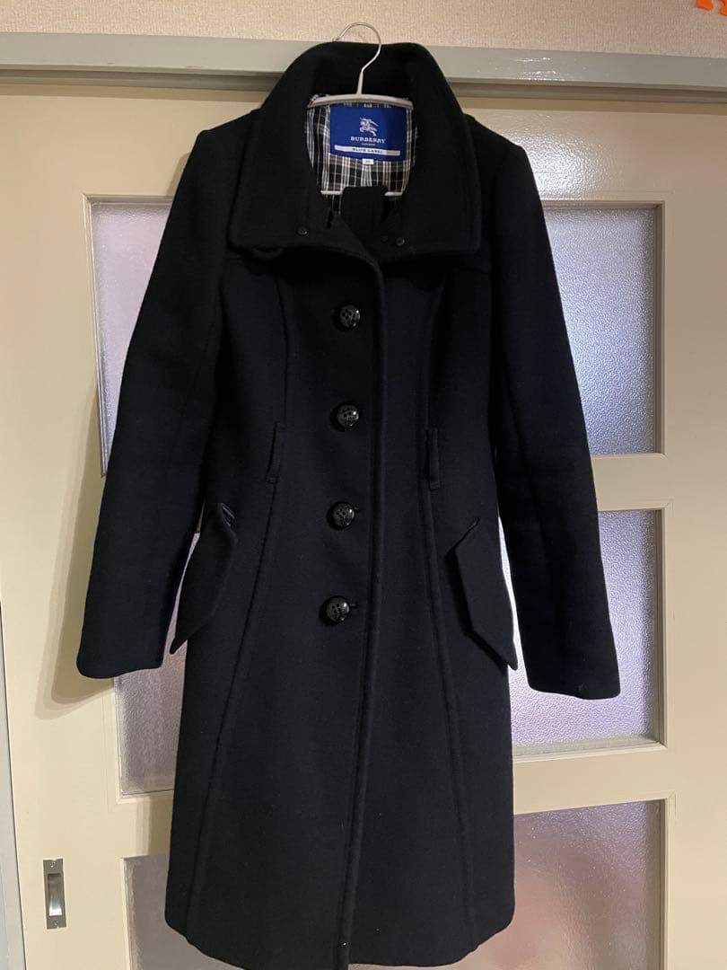 【美品】バーバリーブルーレーベル ロングコート サイズ38