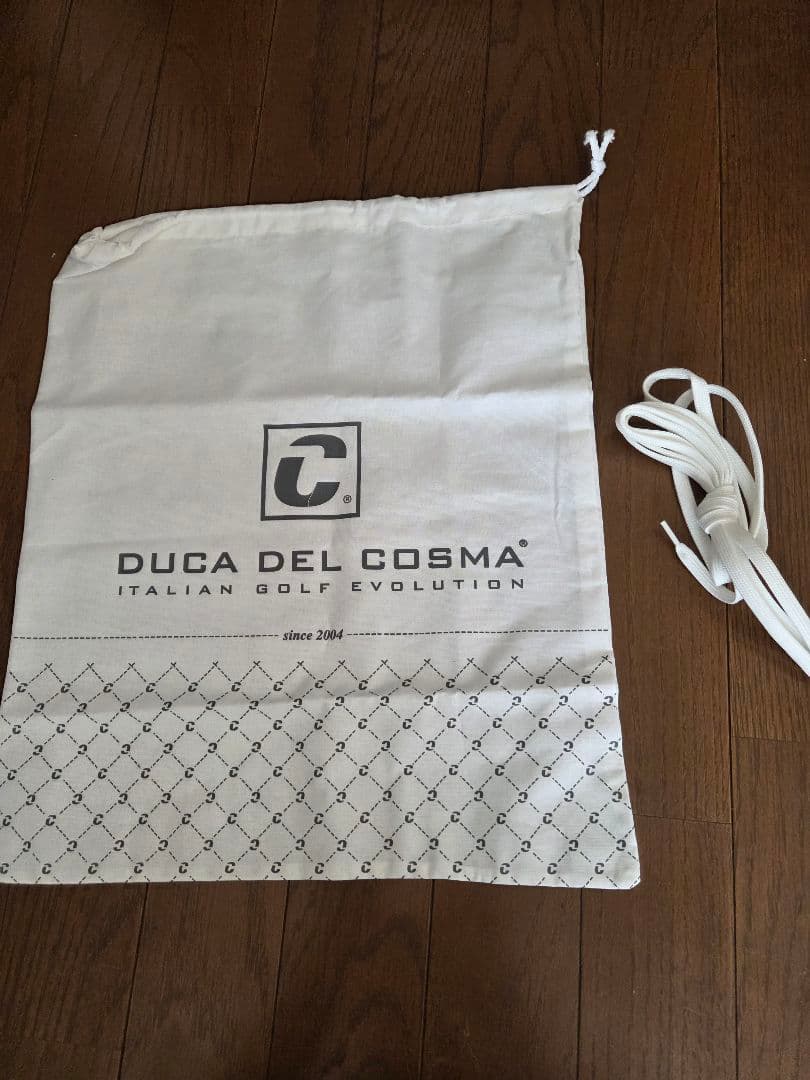 あ*ん様 DUCA DEL COSMAデュカデルコスマ　ゴルフシューズシルバー2