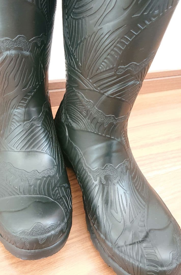 HUNTER ハンター レインブーツ ロング 黒 37 ラバーバッファ付