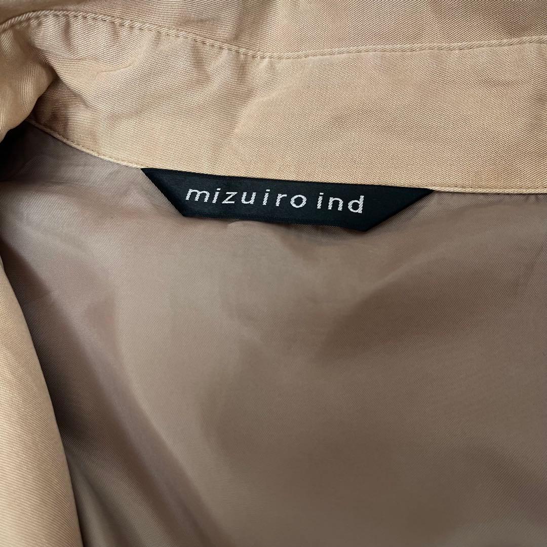 みわmizuiro ind トレンチコートテンセル混スプリングコート