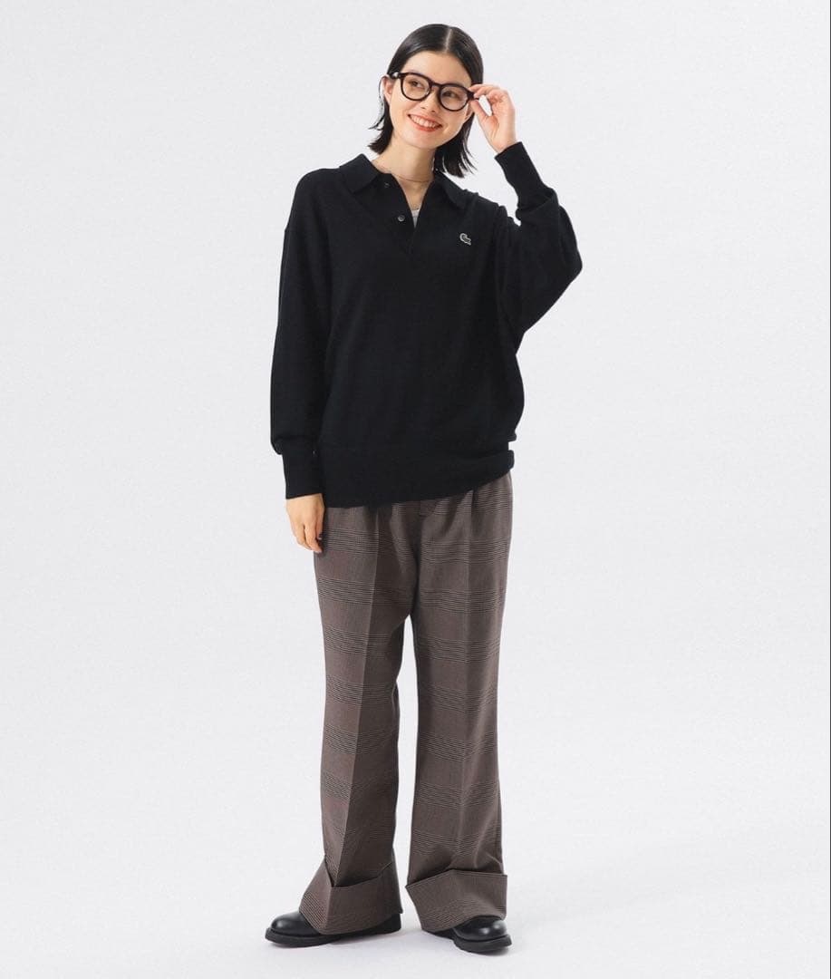 【別注】LACOSTE / ニット ポロシャツ