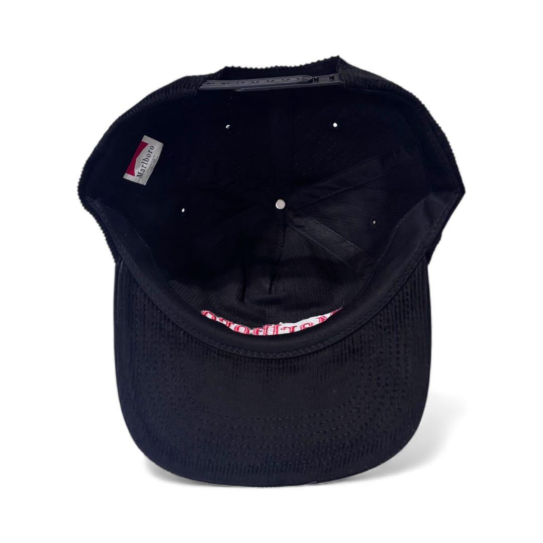 Marlboro Blackマルボロ コーデュロイキャップ CAP 赤刺繍