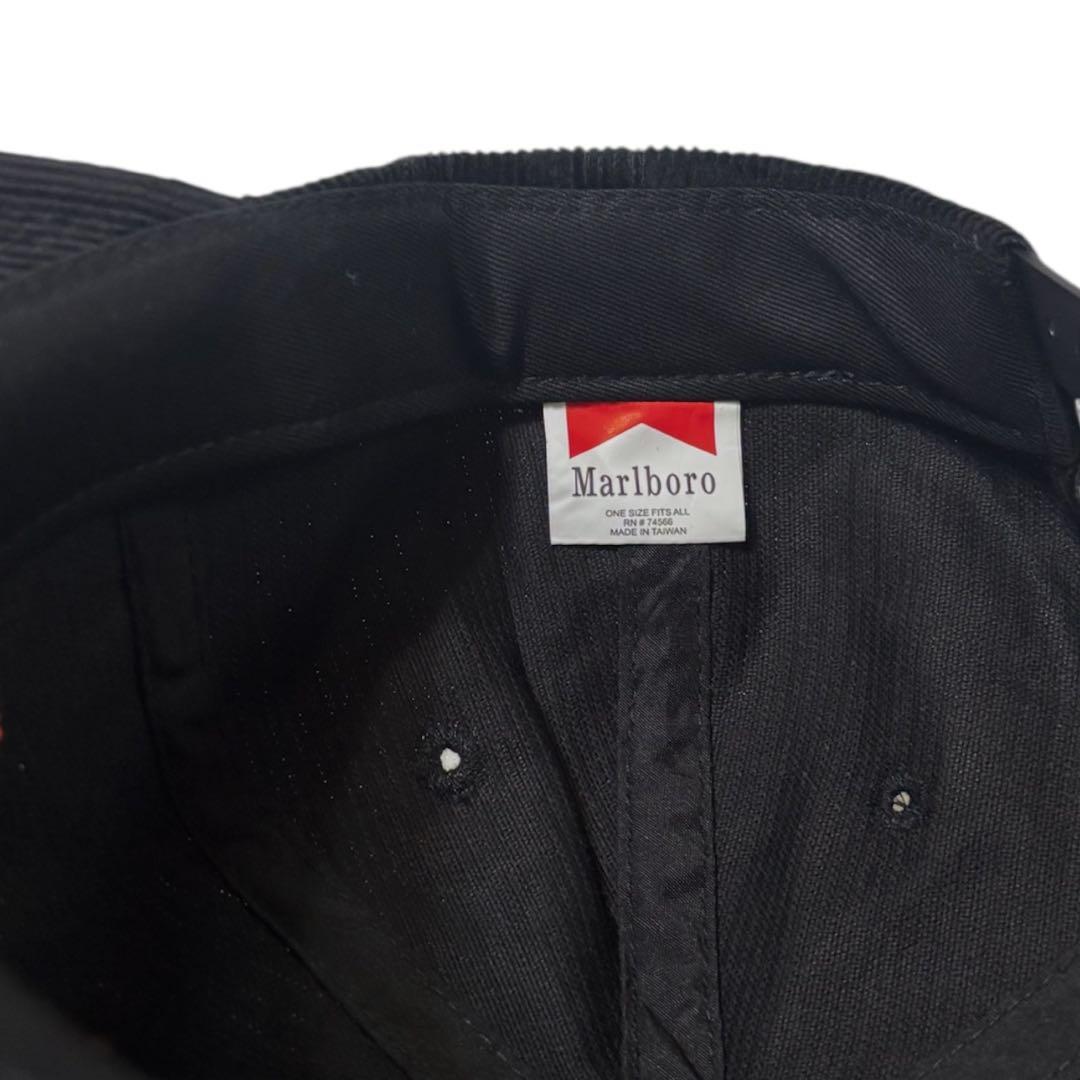 Marlboro Blackマルボロ コーデュロイキャップ CAP 赤刺繍