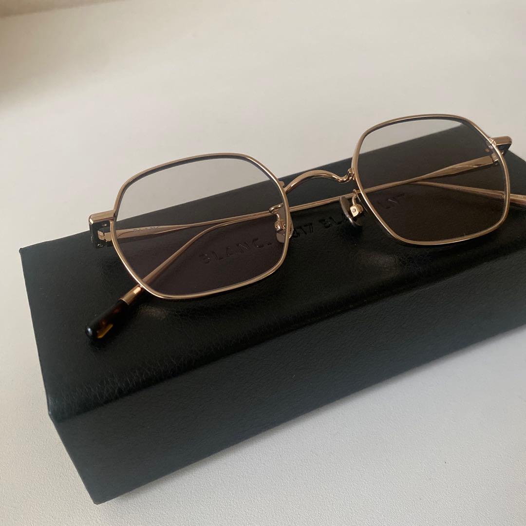 美品 BLANC 817BLANCLNT サングラス カラーサングラス ボストン