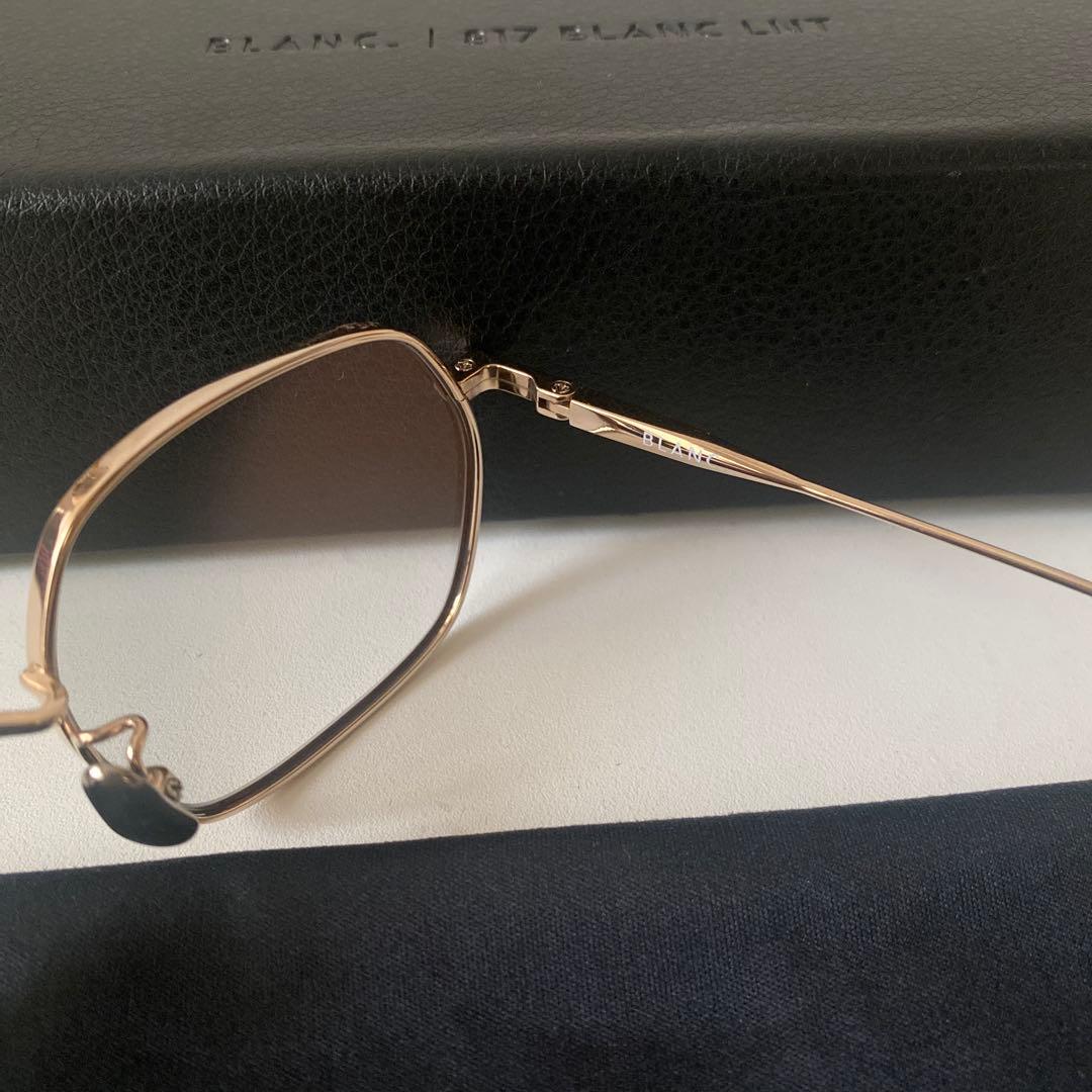 美品 BLANC 817BLANCLNT サングラス カラーサングラス ボストン
