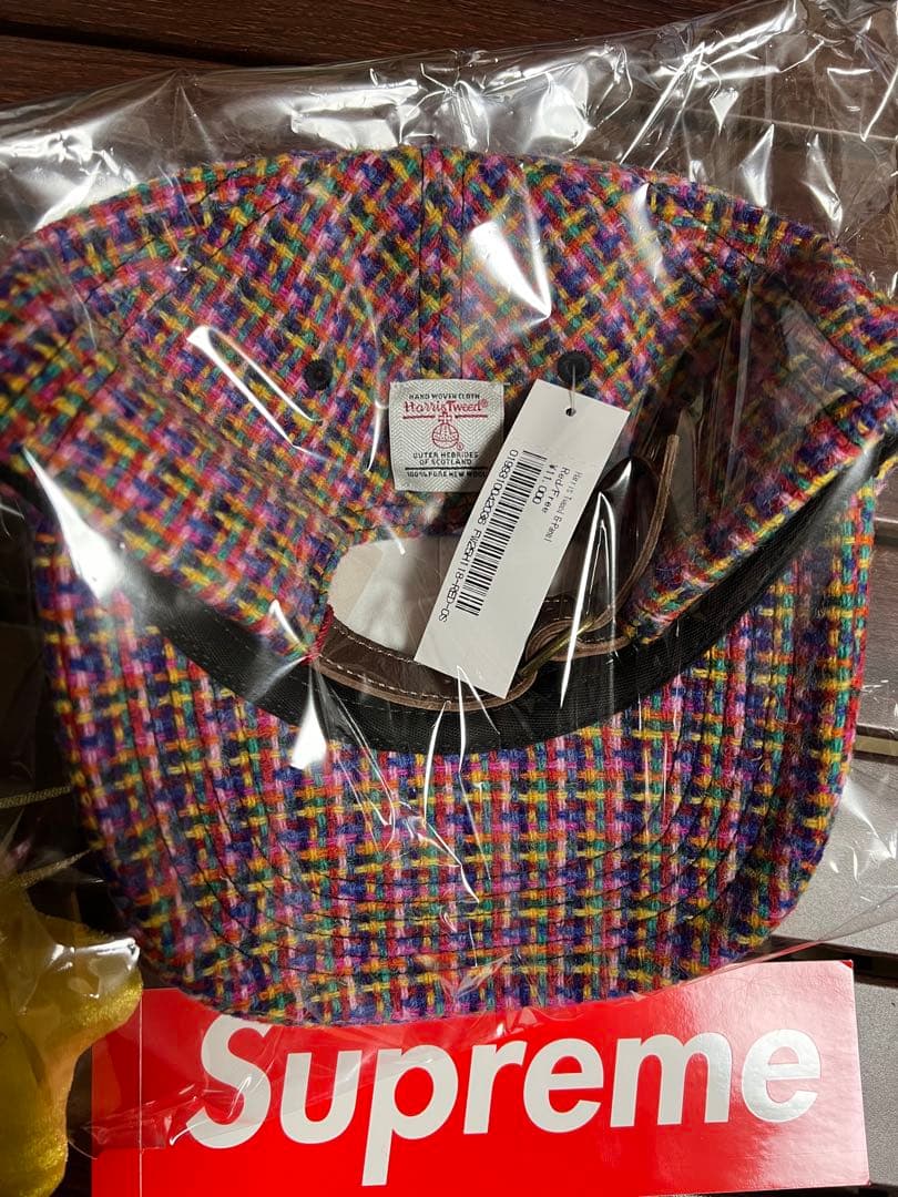 帽子 Supreme x Harris Tweed 6-Panel \"Red\"