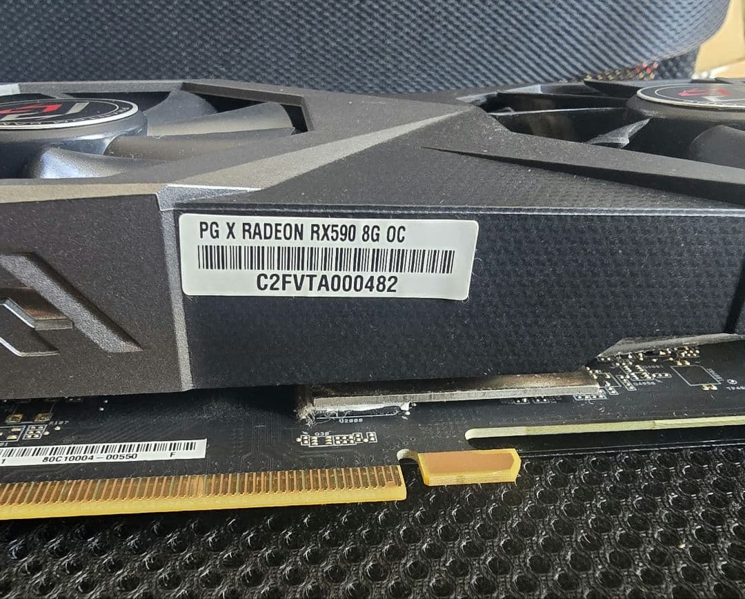 ASRock PHANTOM GAMING Radeon RX590 OC 美品