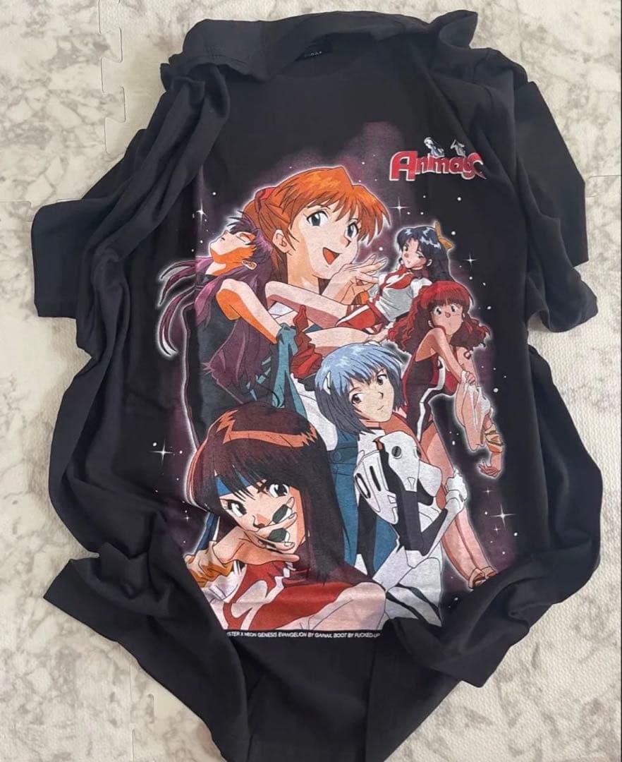 アニメTシャツ エヴァ & トップを狙え 2XL