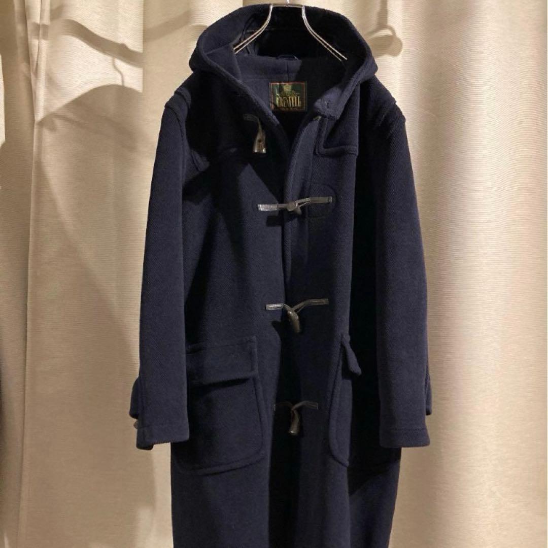 90's〜 英国製 グレンフェル ダッフルコート ネイビー