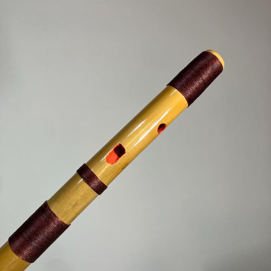 【入門】神楽笛リコーダー式（古典調篠笛、囃子笛）CMRX-103 総巻　咥え笛
