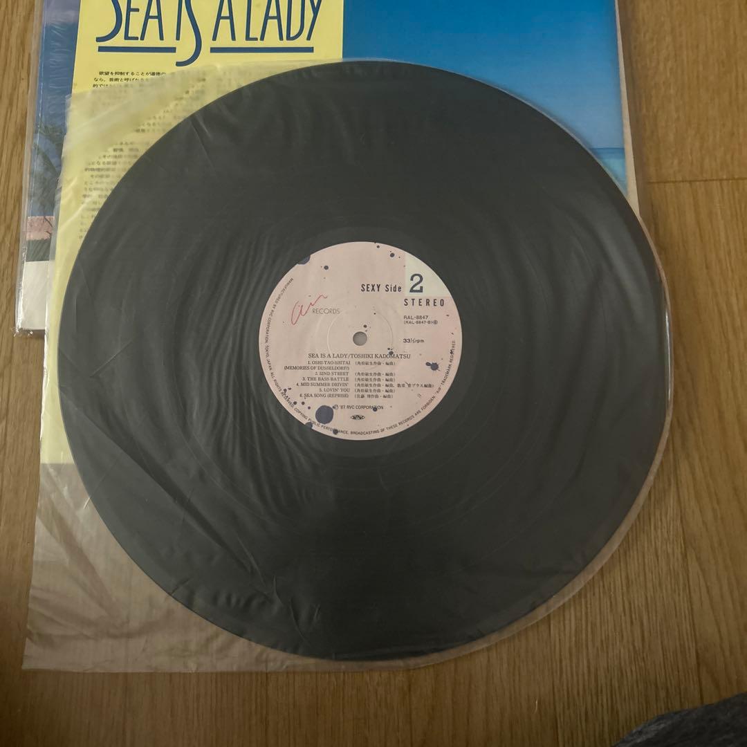 角松敏生　Sea Is A LADY レコードLPアルバム