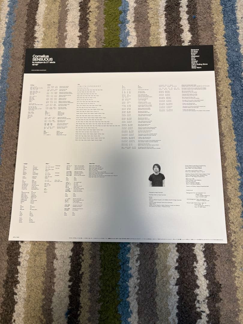 Cornelius / Sensuous レコード　コーネリアス　小山田圭吾