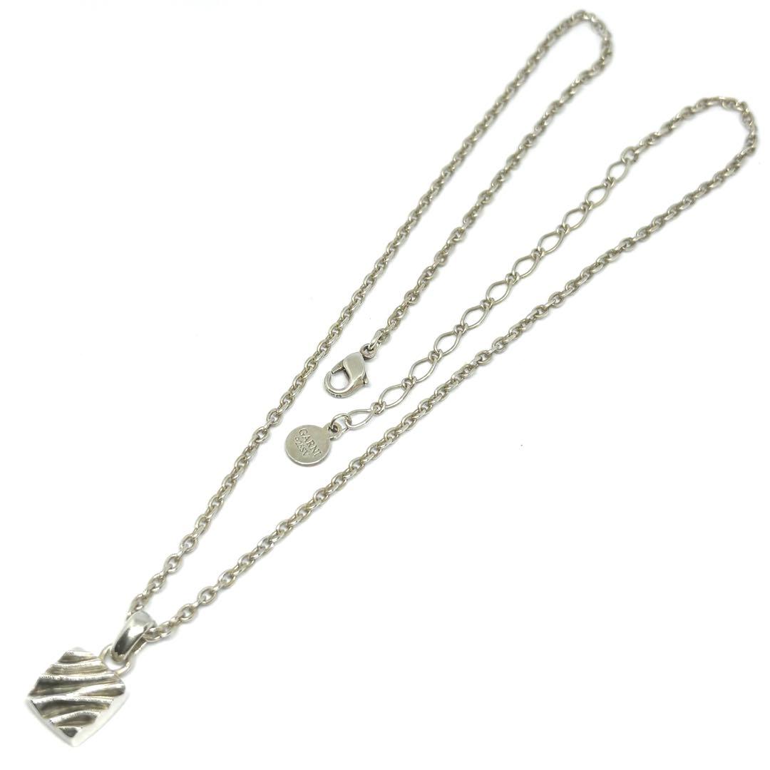 【GARNI】ガルニ スクエア型 ペンダント 47cm ネックレス SILVER