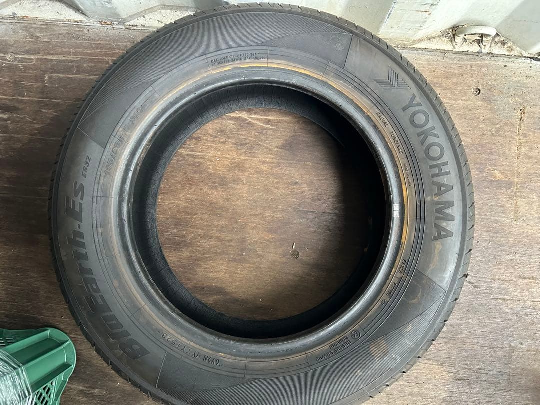 バリ溝 195/65R15 91S ヨコハマ 4本セット