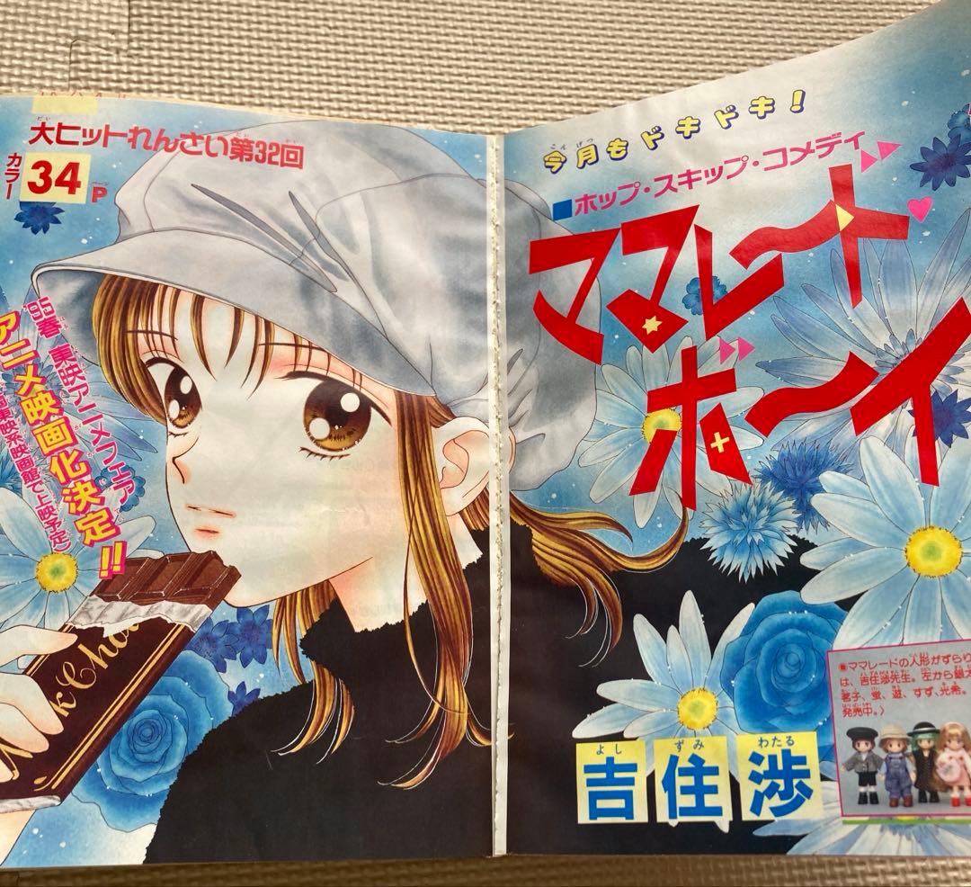 りぼん 1995年　ちびまる子ちゃん 未収録　ママレードボーイ　こどものおもちゃ