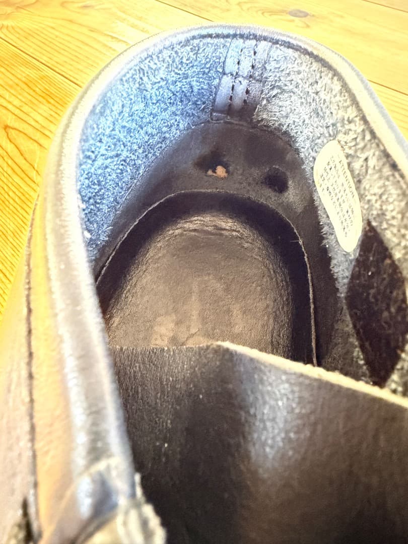 Clarks　クラークス　ワラビー　レザー　ブラック（黒）　サイズ：US7
