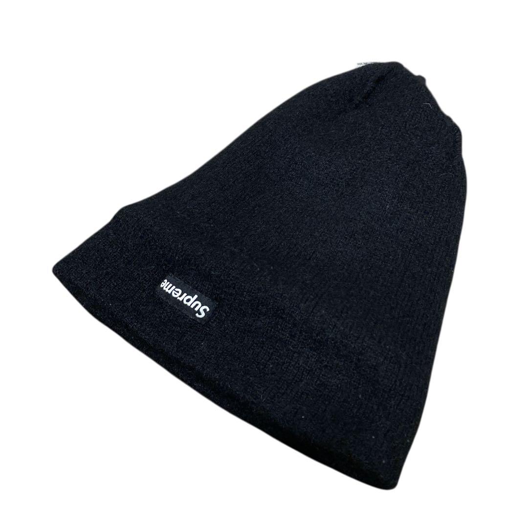 当日発送フォロー割Supreme mohair beanie 黒 ニット帽
