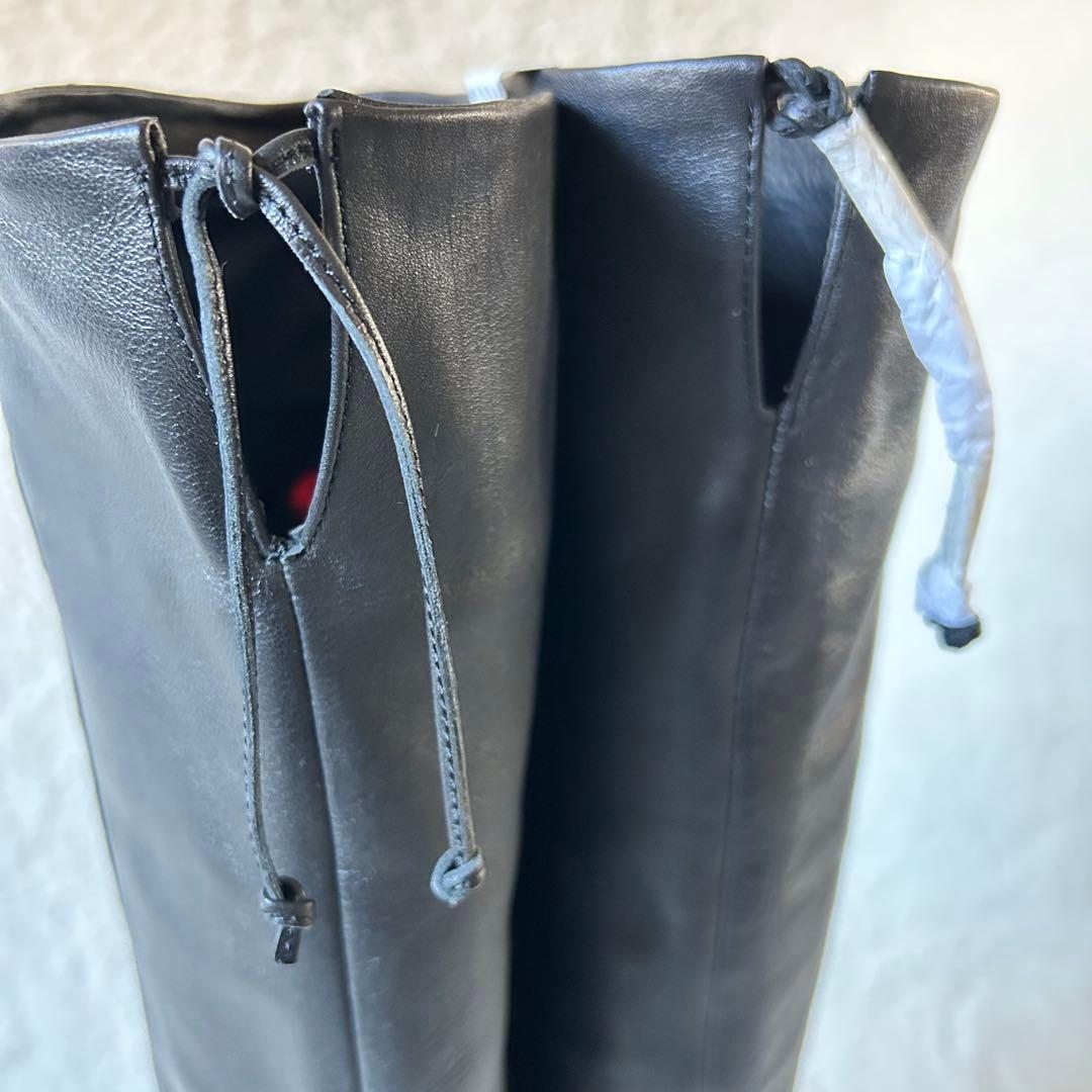 新品未使用✨️ carino ロングブーツ モードエジャコモ レザー ニーハイ