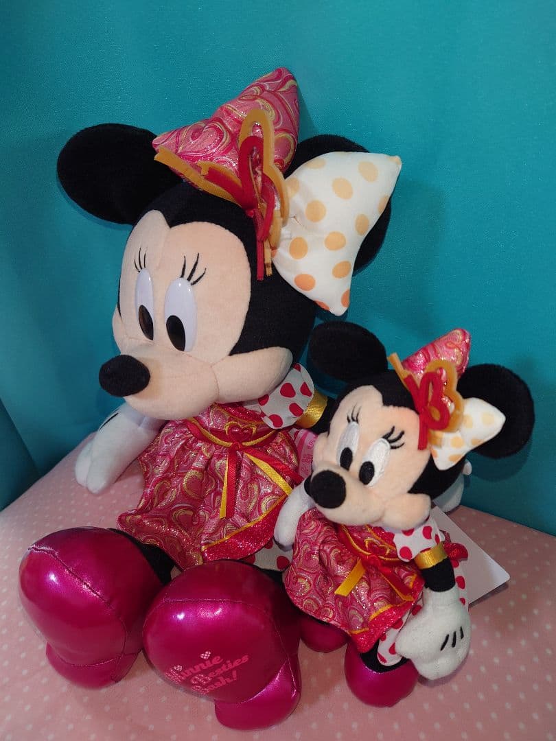 厳選❤️ミニーちゃん ぬいぐるみバッジ　ぬいぐるみセット　ベスティーズバッシュ