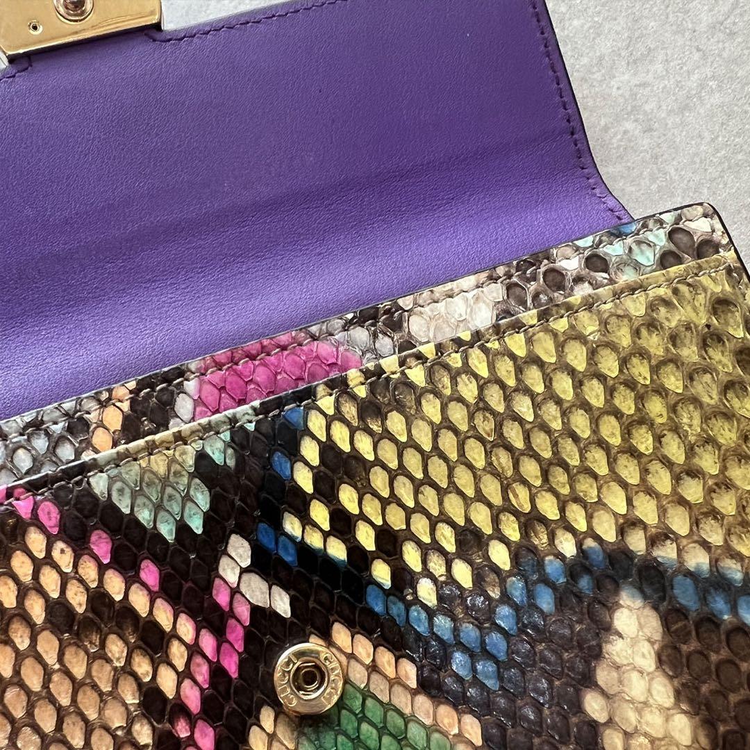 GUCCI グッチ　インターロッキングG　パイソン