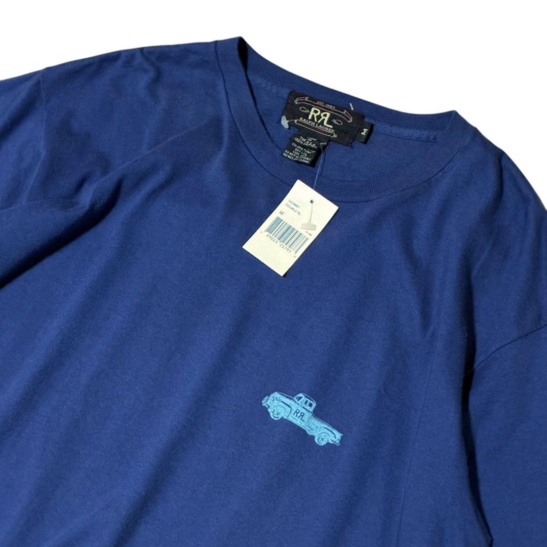 ［新品］90s USA製 三ツ星”RRL”ワンポイント Tシャツ ラルフローレン