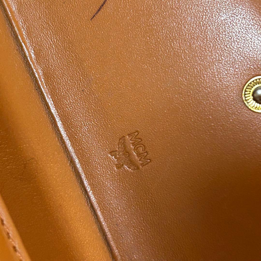 【美品✨ヴィセトス/正規品】エムシーエム　折り財布　レザー　ブラウン　黒　人気