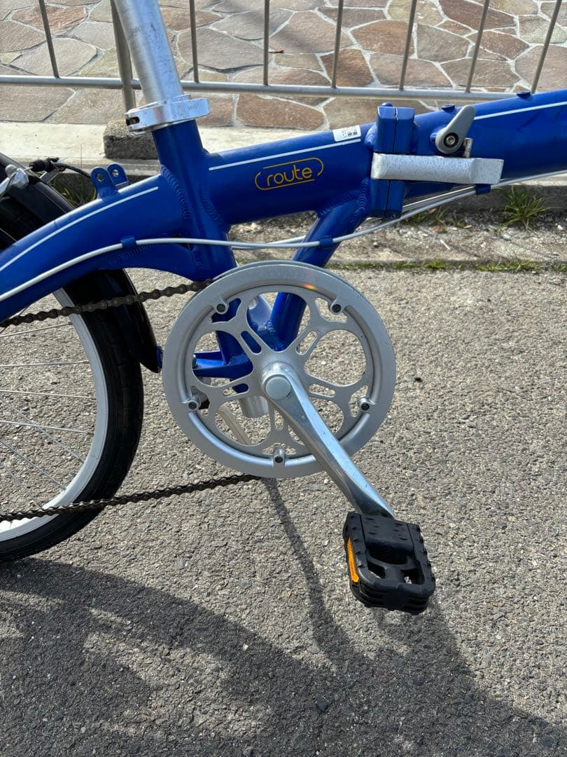 長男様商談中ダホン　ルート　DAHON　route　折りたたみ自転車　20インチ
