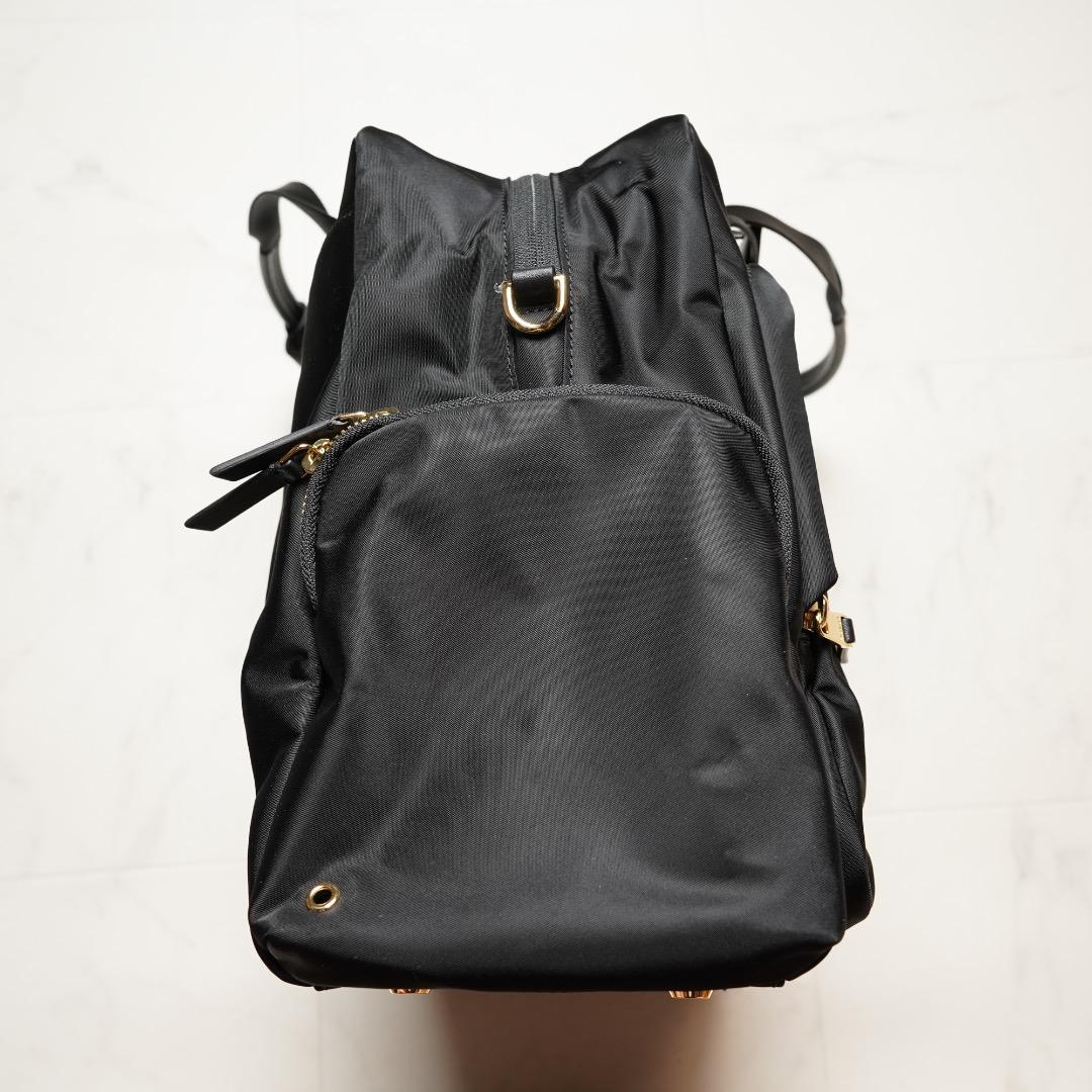 TUMI ボストンバッグ ブラック ナイロン ストラップ