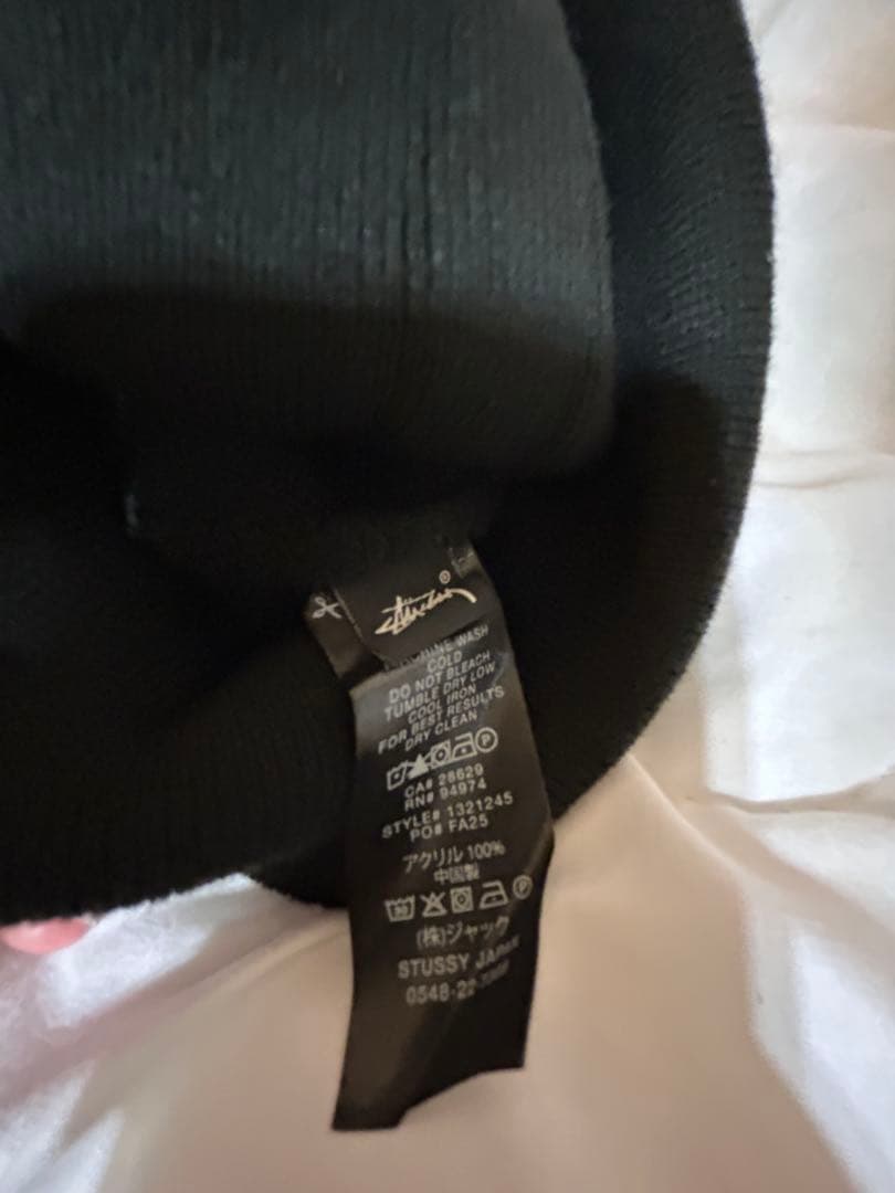ニット帽/ビーニー　stussy CUFF BEANIE OLD ENGLISH