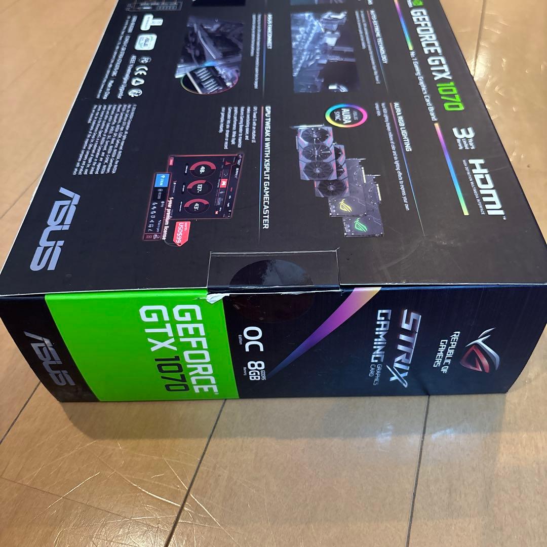 グラフィックボード・グラボ・ビデオカード ASUS STRIX Gaming GeForce GTX 1070 OC