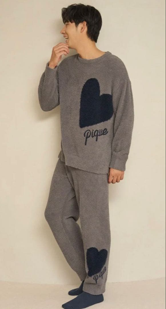 Pique ハート柄 ルームウェア