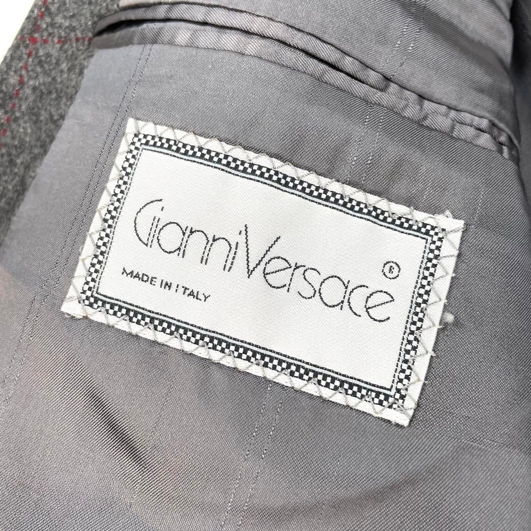 【定価40万超】 VERSACE テーラードジャケット　極上イタリア製　ステッチ