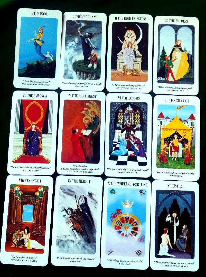 【絶版】Shakespearian Tarot シェイクスピアのタロットカード