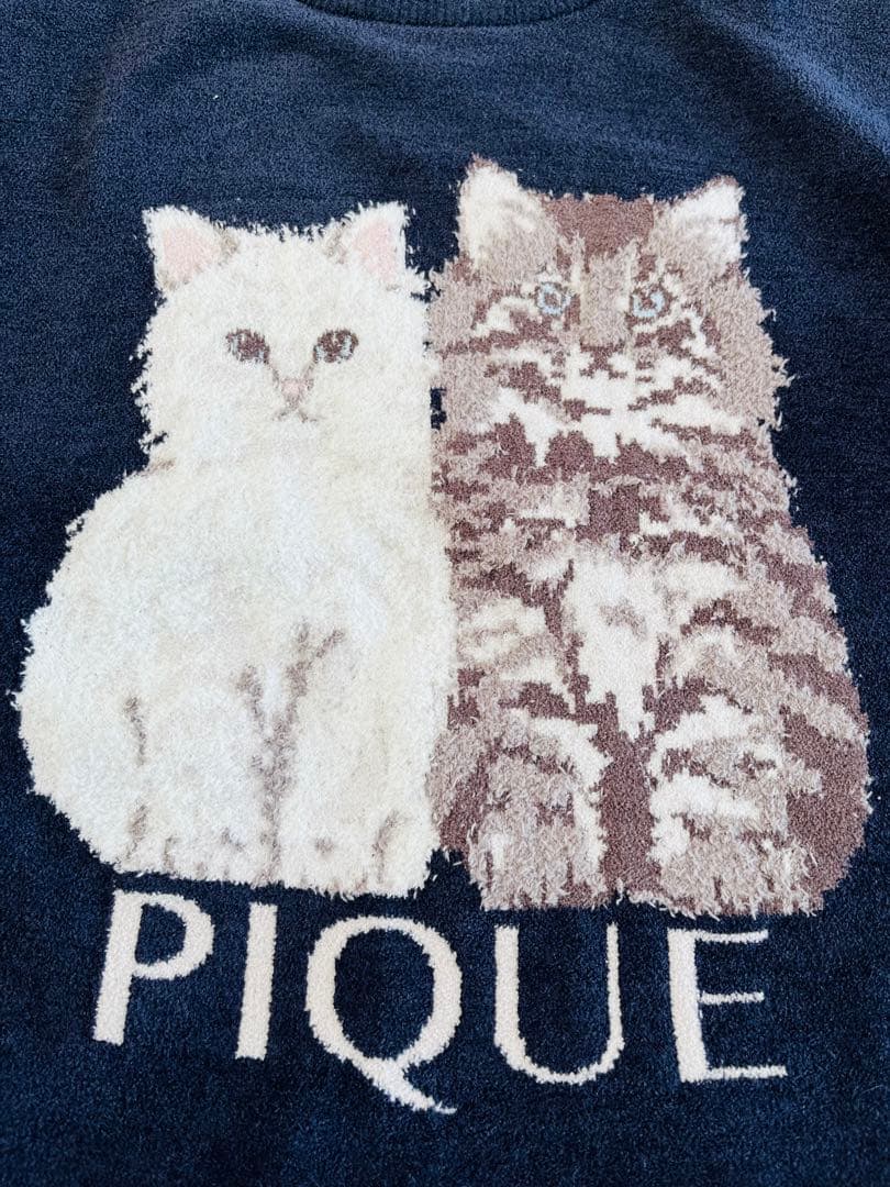 gelate pique ジェラートピケ ツインキャット ジャガードワンピース