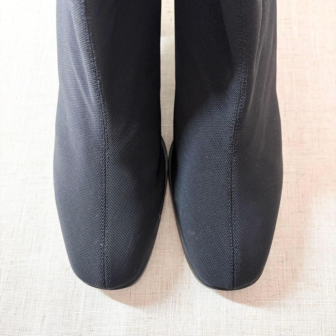 未使用級★Stuart Weitzman ショートブーツ スクエアトゥ 24cm