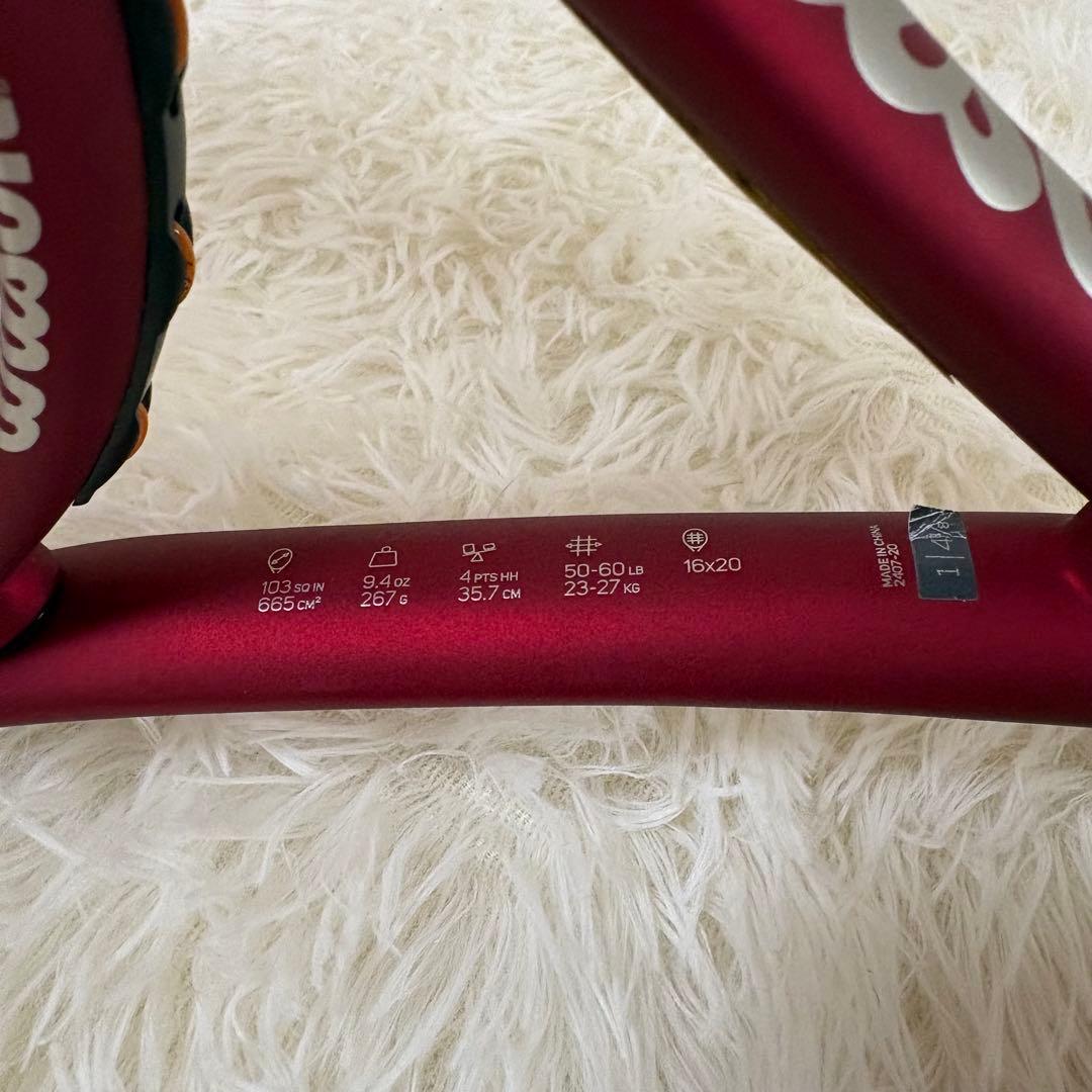 Wilson TRIAD FIVE テニスラケット 硬式用 G1 1/8 レッド