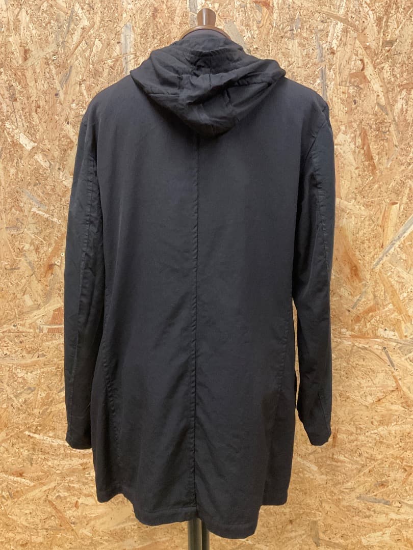 ヨウジヤマモト POUR HOMME 19AW 製品染 フード付 ジャケット 2